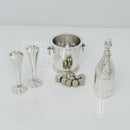 Tiffany & Co 1837 Champagne Bottle Ice Bucket with Flutes Miniature in Silver-3