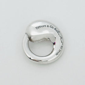 Tiffany Eternal Circle Pendant - Elsa Peretti in Sterling Silver Size Small Mini