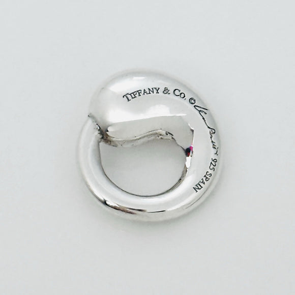 Tiffany Eternal Circle Pendant - Elsa Peretti in Sterling Silver Size Small Mini