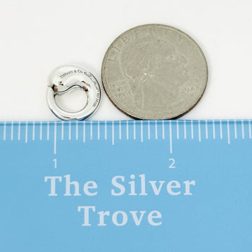 Tiffany Eternal Circle Pendant - Elsa Peretti in Sterling Silver Size Small Mini - 0
