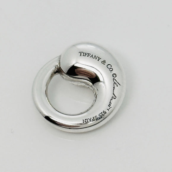 Tiffany Eternal Circle Pendant - Elsa Peretti in Sterling Silver Size Small Mini