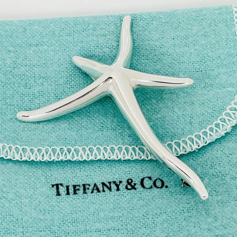 Tiffany Starfish Pin Brooch by Elsa Peretti in Sterling Silver