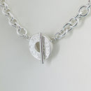 20" Tiffany 1837 Circle Clasp Toggle Necklace in Sterling Silver-3