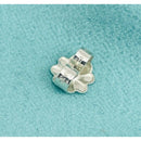 Tiffany Flower Knot Celtic Love Weave Stud Earrings in Sterling Silver-5