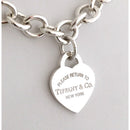 18" Please Return to Tiffany & Co New York 925 Heart Tag Necklace AUTHENTIC-1
