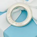 Tiffany & Co 1837 Round Doughnut Donut Pendant in Sterling Silver - 1