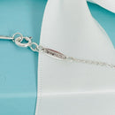 16" Tiffany Letter N Alphabet Initial Pendant Chain Necklace by Elsa Peretti-5