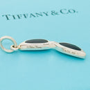 Tiffany Sunglasses Charm Pendant in Black Enamel and Silver by Paloma Picasso-3