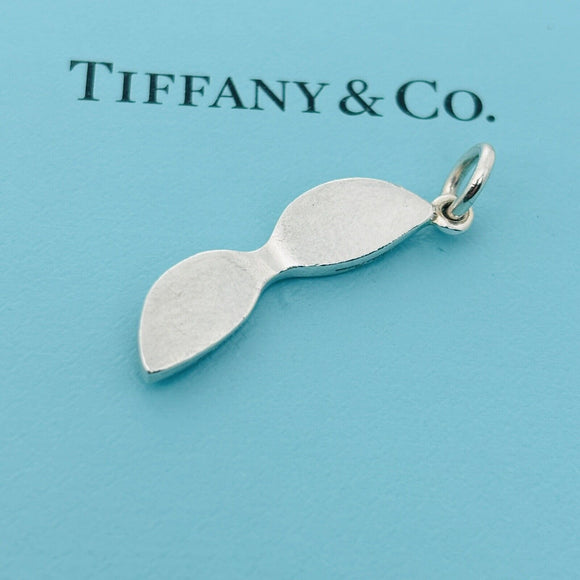 Tiffany Sunglasses Charm Pendant in Black Enamel and Silver by Paloma Picasso