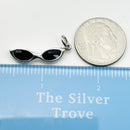 Tiffany Sunglasses Charm Pendant in Black Enamel and Silver by Paloma Picasso-6
