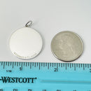 Tiffany Smart Cookie Large Round Pendant  Charm in Sterling Silver-4