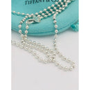 16" Tiffany & Co Bead Dog Chain Necklace 2.5mm beads in Sterling Silver-5