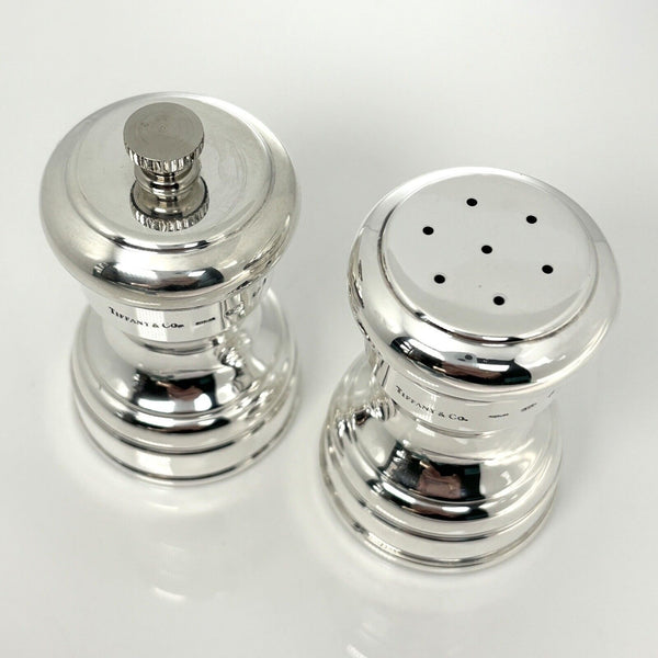Tiffany & Co Vintage Salt and Pepper Grinder Shakers Set in Sterling Silver - 4
