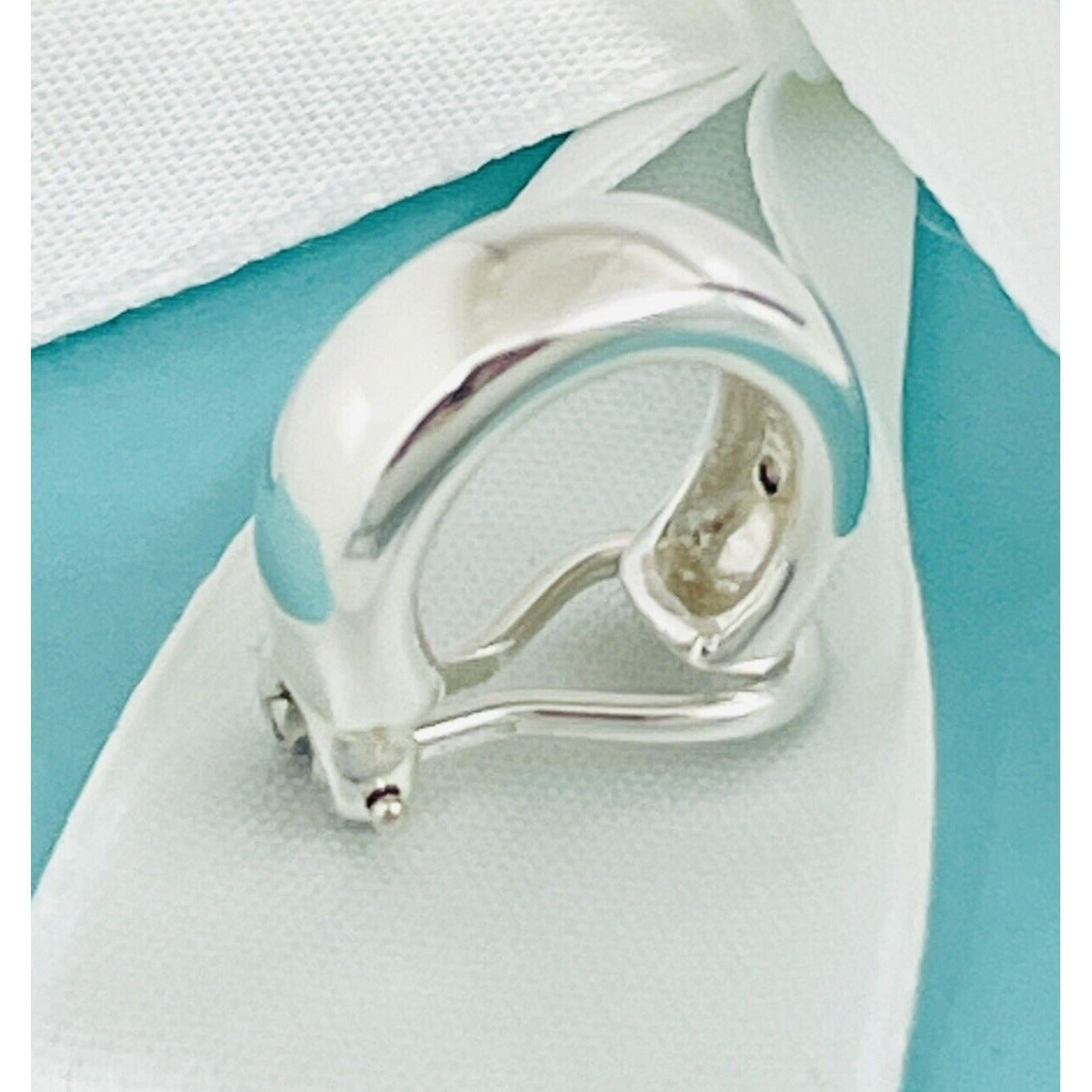 Tiffany & Co SINGLE Hoop Huggie Clip-on Earring Replacement Lost