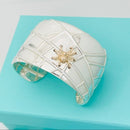 Tiffany & Co Spider Insect Web Cuff in 18k Gold and Silver-2