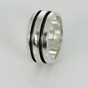 Size 6.5 Tiffany & Co Vintage Atlas Groove Ring Mens Unisex in Sterling Silver - 2