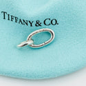 Tiffany Oval Clasping Link Blue Enamel Charm or Bracelet Necklace Extender - 4