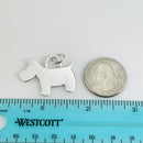 Tiffany Scottie Dog Pendant or Charm in Sterling Silver-4