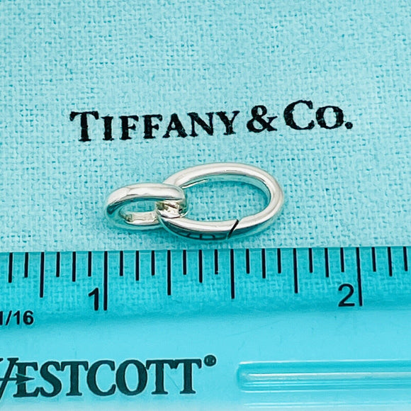 Tiffany Oval Clasping Link Jump Ring Charm or Bracelet Necklace Extender Length