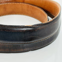Tiffany Brown Leather Calfskin Mens Belt Size 46 - 9