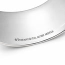 6.25" Tiffany & Co. 1837 Extra Wide Cuff Bracelet / Sterling Silver & Rubedo-5