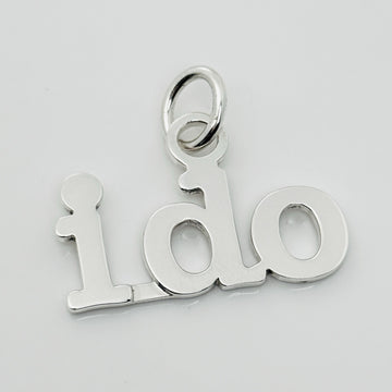 Tiffany I DO Marriage Proposal Tag Charm or Pendant in Sterling Silver