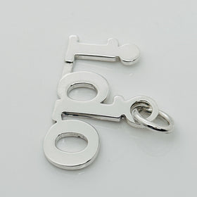 Tiffany I DO Marriage Proposal Tag Charm or Pendant in Sterling Silver - 0