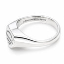 Size 9.5 Return to Tiffany Heart Signet Ring in Sterling Silver-2