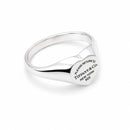 Size 9.5 Return to Tiffany Heart Signet Ring in Sterling Silver-4