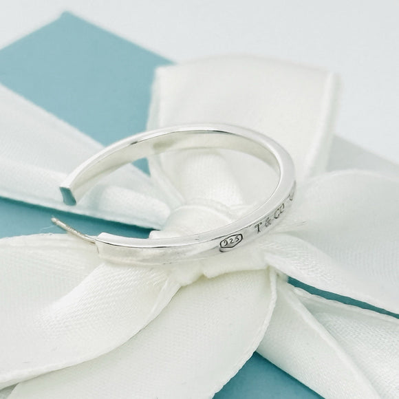 1 Tiffany & Co 1837 Hoop Earring Large 1.0" Single Replacement