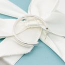 1 Tiffany & Co 1837 Hoop Earring Large 1.0" Single Replacement-5