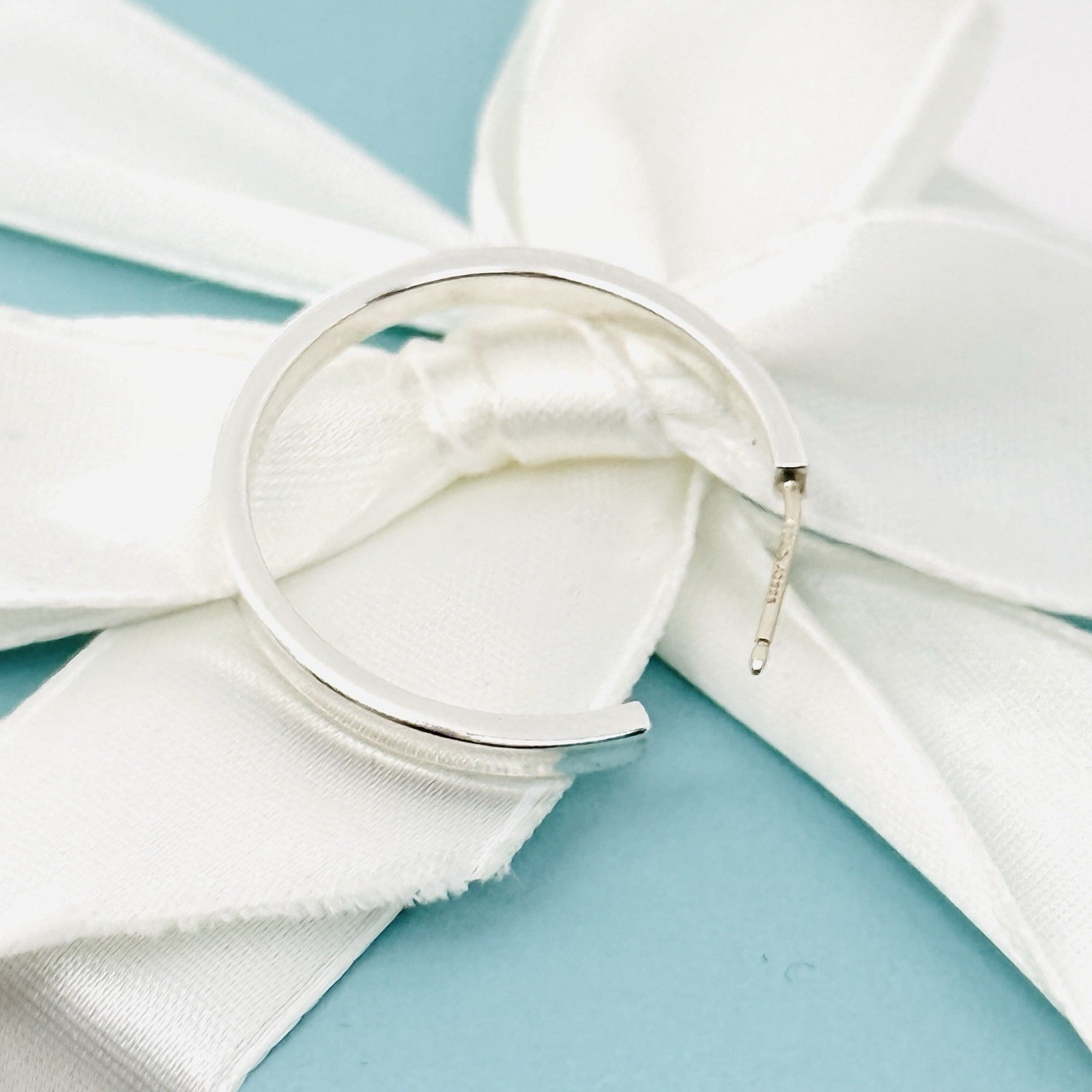 1 Tiffany & Co 1837 Hoop Earring Large 1.0" Single Replacement