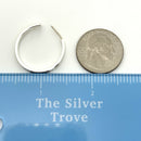 1 Tiffany & Co 1837 Hoop Earring Large 1.0" Single Replacement-7