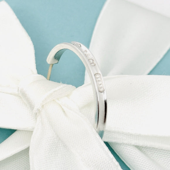 1 Tiffany & Co 1837 Hoop Earring Large 1.0" Single Replacement