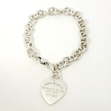 9" Extra Large Please Return to Tiffany New York Heart Tag Charm Bracelet