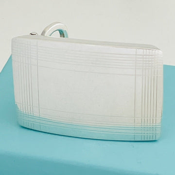 Tiffany & Co Belt Buckle Sterling Silver Engravable Machine Turned Mens Unisex - 0