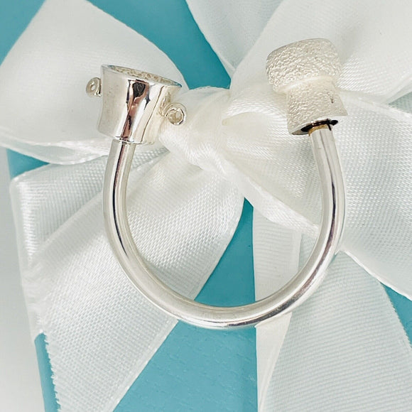 Tiffany & Co Champagne Wine Bucket Cork Sommelier Waiter Key Ring Chain