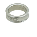 Size 5.5 Tiffany & Co 1837 Ring Concave Unisex in Sterling Silver AUTHENTIC-6