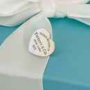 Large 0.50" Return to Tiffany New York Heart Stud Earring Replacement Lost-4