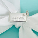 Tiffany Diamond Envelope Letter Pendant or Charm in Sterling Silver-1