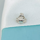 Tiffany & Co Single Replacement Heart Cutout Stud Earring Italy-6