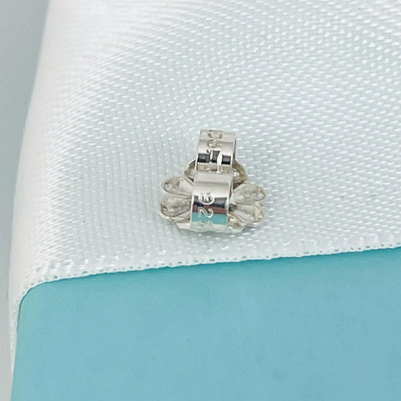Tiffany & Co Single Replacement Heart Cutout Stud Earring Italy