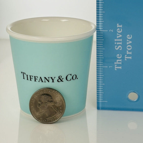 Tiffany & Co Blue Espresso Paper Cup Everyday Objects Bone China