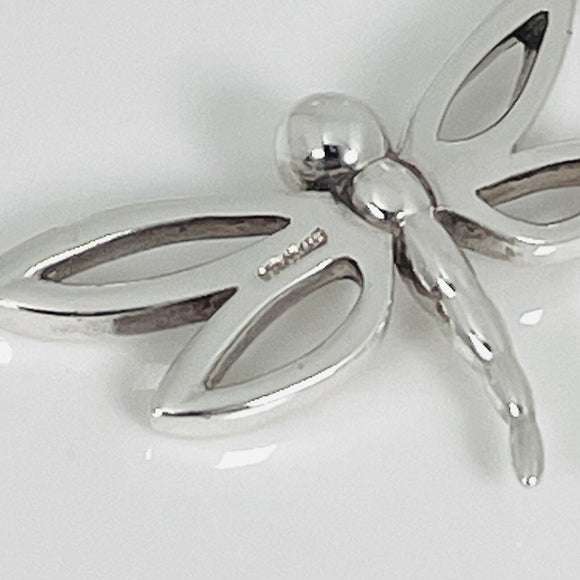 Tiffany Dragonfly Insect Charm or Pendant in Sterling Silver