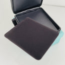Tiffany Large Necklace Storage Gift Presentation Black Suede Box and Blue Box-6