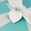 Tiffany & Co I LOVE YOU Large Red Enamel Sterling Silver Heart Tag Penda…-3