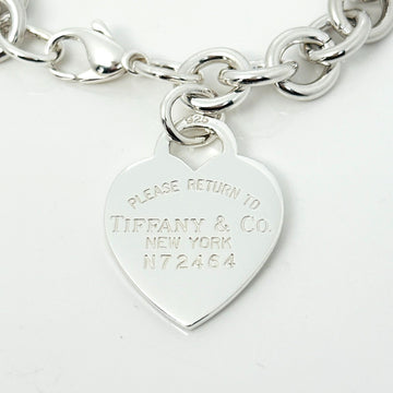7.75" Please Return to Tiffany New York Heart Tag Charm Bracelet - 0