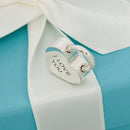 Tiffany & Co I  LOVE YOU Heart Padlock Charm Pendant in Sterling Silver-3