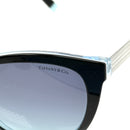 Tiffany & Co Women's Sunglasses Silver Diamond Point Black Blue TF4159 8274/9S-5