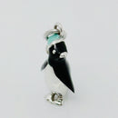 Tiffany & Co Christmas Penguin Charm or Pendant in Blue Enamel and Silver-3